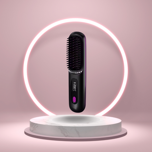 Brosse Lissante pour Cheveux, Anti Brulure.